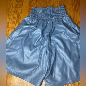 Faux Leather shorts